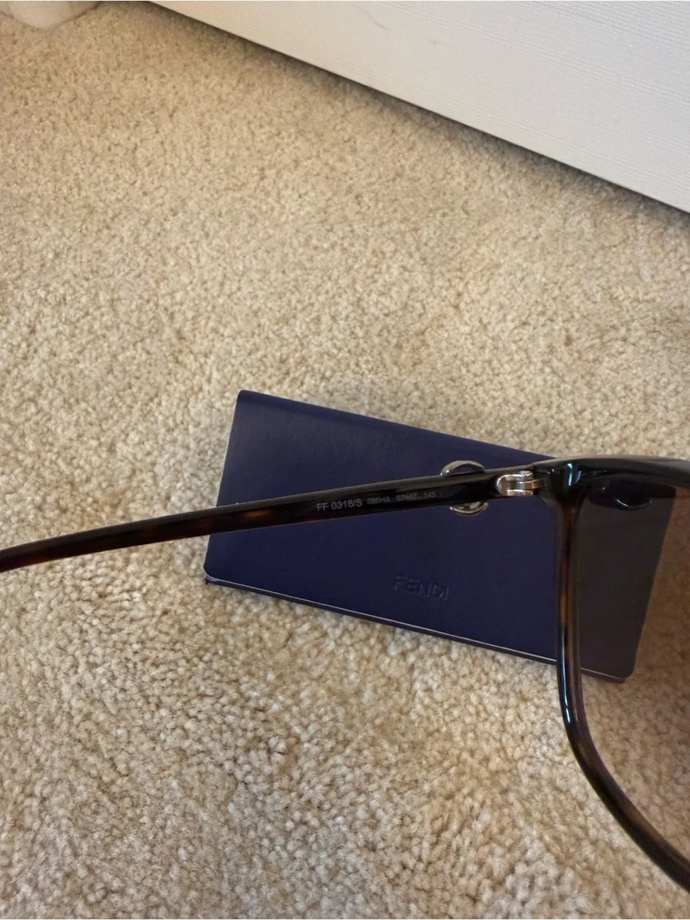 Fendi FF 0318/S Women’s Tortoise Sunglasses Brown Gradient UV400